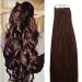 Buy 100g Real Hair Tape Extensions - Dark Brown #02 (16-inch) | UK Fashion Shop - Buy Online on GoSupps.com