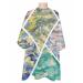 Marble Barber Cape - Salon Hair Cutting Cape for Women Men Kids Adults Abstract Green Yellow Navy Blue Green Teal Pink White Haircut Cape with Adjustable Elastic Neckline Hairdressing Accessories 1 piece 55x63 Inch Peacock Blue Teal Green Coral Red