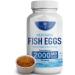 Wild Caught Fish Eggs 2 000mg - Omega 3 Supplement for Eye Brain Health Supports Immunity Bones and Teeth Mood Support with Omega 3-6-9 Fish Egg Capsules