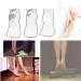 Dovxk 2 in 1 Pumice Stone for Feet 2 in 1 Multifunctional Foot Care Tools | Comfortable Foot Scrubber Anti-Slip Gentle Bathroom Accessories for Men and Women White - Buy Online on GoSupps.com