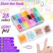 Colorful Hair Rubber Bands Set (2240Pcs) with Hair Tie Cutter - 28 Colors Elastic Ties for Kids & Toddlers - Hair Accessories Kit - Buy Online on GoSupps.com