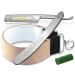 Gift set razor set paste from Solingen with professional combination combination string string made of leather cotton and a stainless steel razor of instrument RW based in Germany