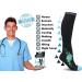 Physix Gear Compression Socks 20-30 mmHg for Men & Women - XXL Black Blue Flower - Athletic Fit for Running Nurses Maternity Pregnancy - Boost Stamina Circulation & Recovery - Buy Online on GoSupps.com