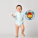 Retoo Baby Bowl Set - 360 Rotatable Gyroscopic Bowls for Kids & Toddlers - Safe Entertaining and Magical 17cm Blue Crockery - Buy Online on GoSupps.com