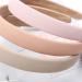 Set of 6 Plain Pink Soft Cloth Headbands for Women - 0.78 inch No Slip Hair Hoops Fashion Accessories - Buy Online on GoSupps.com