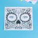 Frcolor 2pcs Temporary Skeleton Tattoos Day of The Dead Supplies Waterproof Face Tattos for Halloween - Buy Online on GoSupps.com