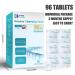 Retainer Cleaner Tablets 96 ct - Removes Stain, Plaque, Odor for Dentures & Retainers - Mint - 3 Month Supply - Buy Online on GoSupps.com