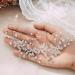 Unsutuo Crystal Bridal Headband - Silver Rhinestone Hair Vine with Pearls for Women and Girls - Buy Online on GoSupps.com