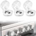 6 pieces stove button child lock child lock stove rotary knobs for max. 4.2cm and 4 cm high stove buttons with min. Transparent glue stove protection baby backup