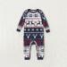 PatPat Reindeer & Snowflake Christmas Family PJs Set - Royal Blue - Buy Online on GoSupps.com