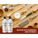 Kate Naturals Mineral Oil 2-Pack - 8oz for Cutting Boards & Kitchen Utensils - Food Grade, Food Safe Oil for Butcher Blocks, Stainless Steel & Wood - Buy Online on GoSupps.com