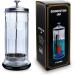 Glass Disinfecting Jar with Removable Basket and Stainless-Steel Parts for Nail Tools Disinfectant Jar for Manicure Barber Tool - Buy Online on GoSupps.com