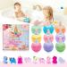 Unicorn Bath Bombs for Kids - 9 Large Organic Bath Bombs with Surprise Squishy Toys Inside - Perfect Gift for Girls - Buy Online on GoSupps.com