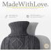Premium Hot Water Bottle with Soft Knitted Cover - 1.8l Capacity for Pain Relief & Cosy Nights - Great Gift for Women (Dark Grey) - Buy Online on GoSupps.com