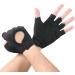 Flintronic Fitness Gloves - Breathable Non-Slip Silicone Gym Gloves for Women - Weight Lifting & Training (Improved Style) - #1 Black-M - Buy Online on GoSupps.com