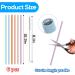 XANGNIER 6 Pack Multicolor Silicone Replacement Straws for Stanley Cups - Reusable Long Straws with Cleaning Brush | Compatible with Stanley Quencher Adventure, Water Jug & Cup Accessories - Buy Online on GoSupps.com