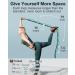 Tumaz Stretching Strap - 10 Loop Non-Elastic Yoga Strap - Home Workout & Physical Therapy Essential - Green - Buy Online on GoSupps.com