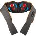 Medivon 3D Shiatsu Neck Massager with Heat - Relief for Neck & Shoulders | Portable Effective & International Shipping - Buy Online on GoSupps.com
