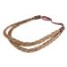 BOBIYA Headband for Women and Girls Double Three Strand Braided Synthetic Hair Headband (Caramel Blonde) Caramel Blonde
