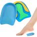 Sibba 4 Pcs Children Heel Cups - Arch Support Insoles for Comfort | Non-Slip Silicone Shoe Inserts | Breathable Cushion Sole Protectors for Little Sports - Buy Online on GoSupps.com