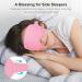 Gritin 100% Light Blocking Sleep Mask for Men & Women | Ergonomic 3D Design Ultra Soft & Comfortable Eyelash-Friendly Pink - Buy Online on GoSupps.com