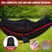 Kinfayv Camping Hammock with Net and Rain Fly - Portable Double Hammock for Travel, Backpacking & Outdoor Activities (Red) - Buy Online on GoSupps.com