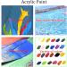 Paint by Numbers Kit for Adults and Kids - Landscape Painting on Canvas - DIY Colorful Oil Painting - Home Wall Decor - 6 Pack (8x12 in) - Buy Online on GoSupps.com