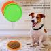 Buy Wellxunk Dog Frisbees - 2-Piece Rubber Dog Toys 22 cm for Training & Play (Green + Orange) - Perfect for Land & Water - Buy Online on GoSupps.com