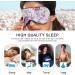 Haskirky Light Blocking Eye Mask - Breathable & Adjustable for Men and Women | Ideal for Travel, Yoga, Meditation | Retro Purple Flow - Buy Online on GoSupps.com