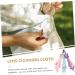 3pcs Keychain Eyeglass Cleaner Wipes - Portable Lens Cleaner Cloth for Glasses & Electronics - Buy Online on GoSupps.com