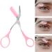 Professional Precision Trimmer Eyebrow Scissors with Comb Eyelashes Hair Remover Cutting Scissors Beauty Tool for Men Women (Pink) - Buy Online on GoSupps.com