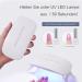 Danni & Toni Half Hardened Gel Nail Films - Crystal Haze Light Pink Nude Cat Eye Glossy Stickers | Semi-Hardened Nail Wraps | 28 Pack Nail Design Tickers - Buy Online on GoSupps.com