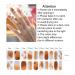 TrueShei Nail Foils | Marble & Autumn UV Gel Nail Film - 20 Pcs Self-Adhesive Nail Stickers & Gellack Wraps for Stunning Marble Nails - Buy Online on GoSupps.com