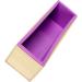 Ogrmar Flexible Rectangular Soap Silicone Mold with Wood Box - DIY Soap Cake Making Tool - 42oz - Purple (2PCS) - Buy Online on GoSupps.com