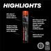 Powerbar Black Line Amino Mega Liquid 20x25ml - Boost Energy with Vitamin B6 - International Shipping Available - Buy Online on GoSupps.com