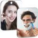 2 Pack Shower Mirror Fogless for Shaving - Portable, Unbreakable, Anti-Fog, Wall Hanging Travel Mirrors - 8x6 Medium Size - Ideal for Bathroom, Camping, Makeup - 2 Pcs - Buy Online on GoSupps.com