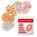 AndicAge 90pcs Adhesive Eye Patches for Kids Light Blocking Cute Design Breatnable Adhesive Bandages for Toddler 5 Styles