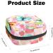 Shop Women s Travel Storage Bag - Menstrual Cup Pocket & Makeup Organizer with Watercolor Butterflies - Big Capacity - Buy Online on GoSupps.com