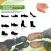 Silicone Transparent Heel Protectors 2 Pairs for Men & Women | Foot Pain Relief & Shoe Protection | Ideal for Dry Damaged Feet - Buy Online on GoSupps.com