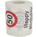 Happy Birthday Toilet Paper Set - 50th Birthday 2-Ply 24m - Fun Motif - International Shipping - Buy Online on GoSupps.com