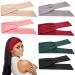 6 Pieces Adjustable Headbands for Women Knotted Headbands African Headband Yoga Elastic Non-Slip Floral Hair Bands for Running Hiking Cycling Workout (Without Patterns)
