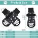 cobee Dog Socks 4 Pcs Non-Slip Pet Paw Protector with Adjustable Straps for Indoor Outdoor Wear Winter Puppy Socks with Grips Traction Control for Small/Medium Dog Cold Weather Socks(M Size Black) - Buy Online on GoSupps.com