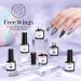 Modelones Pastel Gel Nail Polish Set - 6 Colors Cat Eye Holographic Glitter 9D Magnetic Manicure Kit for Women - Spring Daydreams Collection - Buy Online on GoSupps.com