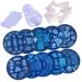 1 Set Nail Plate Stamp Template Kit - Jelly Stamper & Nail Art Tools for Perfect Designs - Buy Online on GoSupps.com