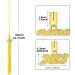 20Pcs Graduation Tassels Academic Graduation Cap Hat Tassel with 2023 Gold Charm for 2023 Graduation Ceremonies Accessories (Gold) - Buy Online on GoSupps.com