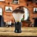 Perfk Razor Brush - Soft Bristles Shaving Soap Brush with Small Handle Perfect Father's Day Gift | Fast Foam & Gold Edge Design - Buy Online on GoSupps.com