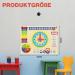 ewtshop Colorful Metal Learning Clock - Date Time & Seasons Educational Board - Buy Online on GoSupps.com