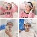 3 face washing headbands makeup headbands women's plush elastic soft headbands face washing makeup sports beauty shower fluffy lovely headbands - Buy Online on GoSupps.com
