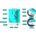 Smilecare Blood Pressure Monitor Upper Arm for Home Use - Accurate BP & Pulse Rate Monitoring with Wide Adjustable Cuff 22-42cm - Large LCD Display - Buy Online on GoSupps.com