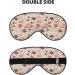 Adjustable Double-Sided Tea Theme Sleep Mask | Soft Eye Covers for Better Sleep & Reduced Eye Edema | Shop Internationally - Buy Online on GoSupps.com